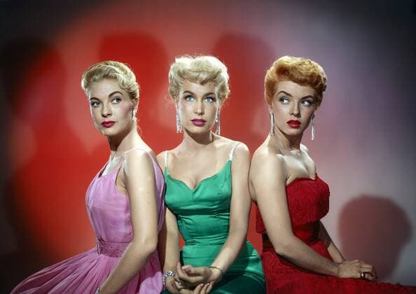 HOW TO MARRY A MILLIONAIRE, from left: Lori Nelson, Barbara Eden, Merry Anders, 1957-59 Ref:T4DHOTO EC007 PUBLICATIONXNOTxINxCANxCHNxFRAxITAxJPNxNORxPOLxRUSxESPxUKxUSA Copyright: xx T4DHOTO EC007