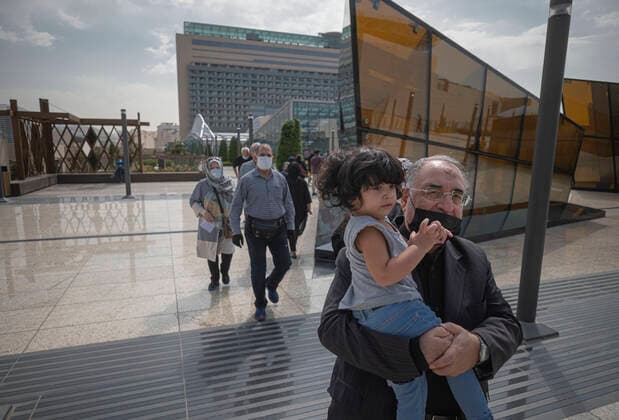 General COVID-19 Vaccination In Tehran Iranian people arrive to receive a dose of a new coronavirus disease vaccine during the mass general COVID-19 vaccination in the Iran Grand Bazaar, Iran Mall, in western Tehran, August 17, 2021. Tehran Tehran Iran nikoubazl-generalc210817_npto9  Copyright: xMortezaxNikoubazlx