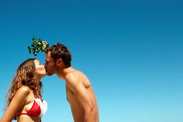 Kissing under mistletoe RF,.2, 30 08 2008 00:54, , model released, traditional,festive,February 2004 Release,mistletoe,fluffy,adult,young adult,caucasian ethnicity,woman,young woman,man,young man,heterosexual couple,two people,outdoors,summer,swimwear,bikini top,christmas,kissing,sunlight,vacation,blue sky,clear sky,both male and female,Kissing,Caucasian Ethnicity,Young Adult,Female,Women,Young Women,Young Adult Woman,Male,Men,Young Men,Couple,Heterosexual Couple,Enjoyment,Festivity,Traditional,Two People,Fluffy,Christmas,Mistletoe,Sports Clothing,Swimwear,Bikini,Bikini Top,Symbol,Orthographic Symbol,Numeral,Light,Sunlight,Sky,Clear Sky,Outdoors,Summer,Travel,Vacations,Woman,Man,Young Woman,Young Man,Blue Sky,Both male and female Ref:IS568-045