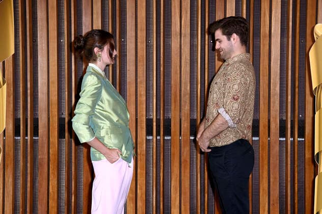 Lea van Acken und Lucas Reiber bei der Nominierungsbekanntgabe zum Deutschen Filmpreis 2021 im Kino International. Berlin, 19.08.2021