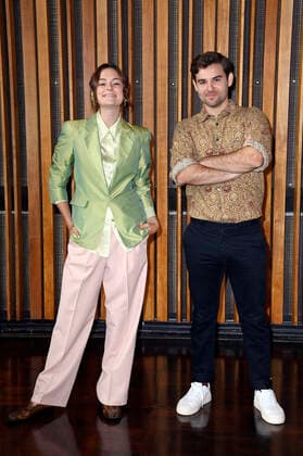 Lea van Acken und Lucas Reiber bei der Nominierungsbekanntgabe zum Deutschen Filmpreis 2021 im Kino International. Berlin, 19.08.2021