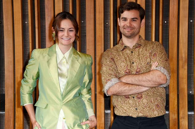 Lea van Acken und Lucas Reiber bei der Nominierungsbekanntgabe zum Deutschen Filmpreis 2021 im Kino International. Berlin, 19.08.2021