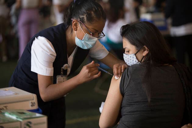 Coronavirus Vaccination In Mexico Free application of the first dose of the Pfizer vaccine against COVID-19, for people from 18 to 29 years old who live in the Xochimilco boroug, in Mexico City, Mexico, on August 19, 2021 Mexico City Mexico leyva-notitle210819_npcP5  Copyright: xCristianxLeyvax