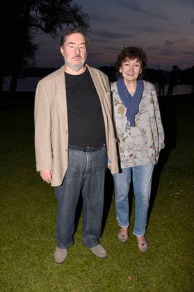 Bernd Elstner mit Ehefrau Birgit Elstner bei der 3. Verleihung des Hannelore Elsner Preises beim 15. Fünf Seen Filmfestival im Seebad Starnberg. Starnberg, 21.08.2021