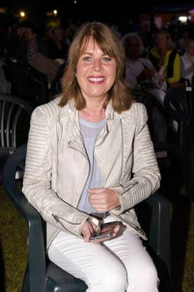 Britta Hundesrügge bei der 3. Verleihung des Hannelore Elsner Preises beim 15. Fünf Seen Filmfestival im Seebad Starnberg. Starnberg, 21.08.2021