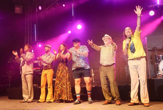 Bendorf Guildo Horn und die orthopädischen Struempfe in Bendorf, 21.08.2021, Copyright: xJoergxNiebergall Eibner-Pressefox EP_JNL