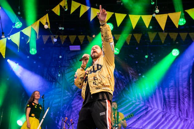 Rea Garvey live beim Vor Deiner Tür Open Air im Steigerwaldstadion. Erfurt, 26.08.2021