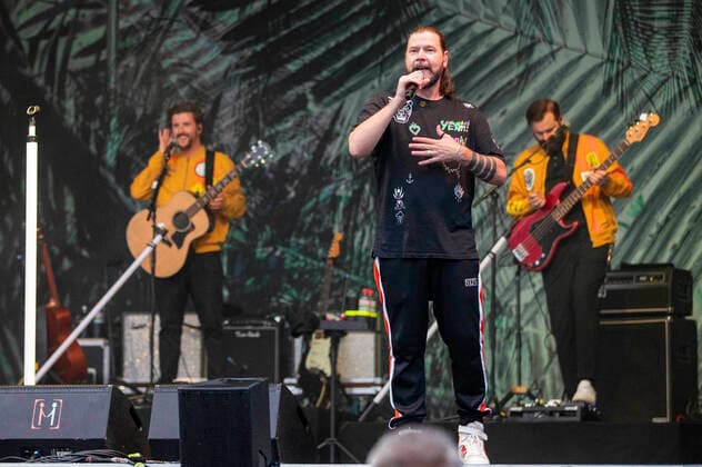 Rea Garvey live beim Vor Deiner Tür Open Air im Steigerwaldstadion. Erfurt, 26.08.2021