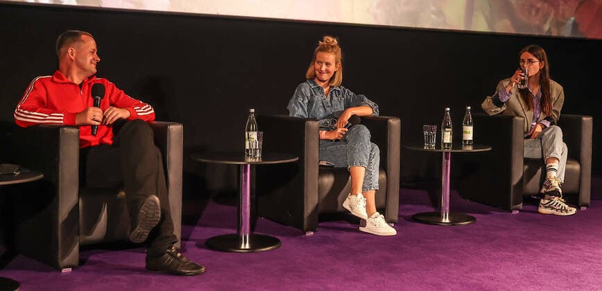 Talk @ Musikbrauerei, POP-Kultur Berlin, Balbina , Ella Rohwer , Klaus Lederer Brauchen wir eine neue Musiker:innen-Vertretung?« (De) Balbina , Ella Rohwer , Klaus Lederer