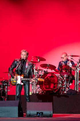 Peter Maffay & Band live beim Open Air 2021 in der Jungen Garde. Dresden, 26.08.2021