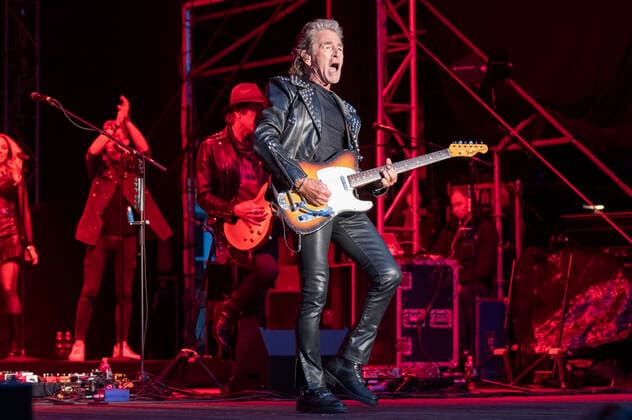 Peter Maffay & Band live beim Open Air 2021 in der Jungen Garde. Dresden, 26.08.2021