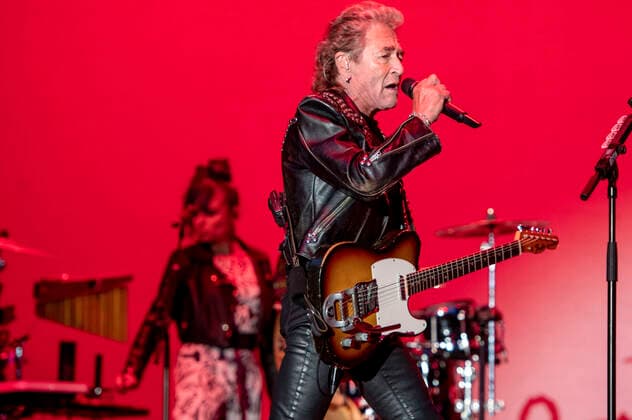 Peter Maffay & Band live beim Open Air 2021 in der Jungen Garde. Dresden, 26.08.2021