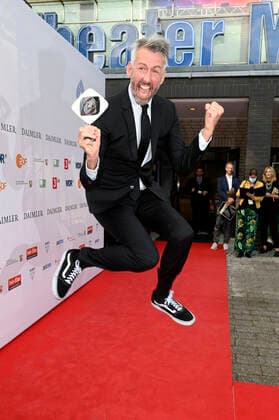 Sebastian Pufpaff bei der 57. Verleihung des Grimme Preises 2021 im Theater der Stadt Marl. Marl, 27.08.2021