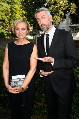 Caren Miosga und Sebastian Pufpaff bei der 57. Verleihung des Grimme Preises 2021 im Theater der Stadt Marl. Marl, 27.08.2021