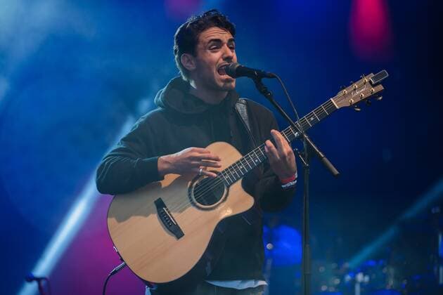 Myle als Support von Alvaro Soler auf dem 5. Zeltfestival Rhein-Neckar Myle auf dem 5. Zeltfestival Rhein-Neckar in Mannheim. Mannheim Zeltfestival Rhein-Neckar Baden-Württemberg