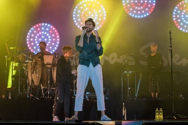 Alvaro Soler auf dem 5. Zeltfestival Rhein-Neckar Alvaro Soler auf dem 5. Zeltfestival Rhein-Neckar in Mannheim. Mannheim Zeltfestival Rhein-Neckar Baden-Württemberg