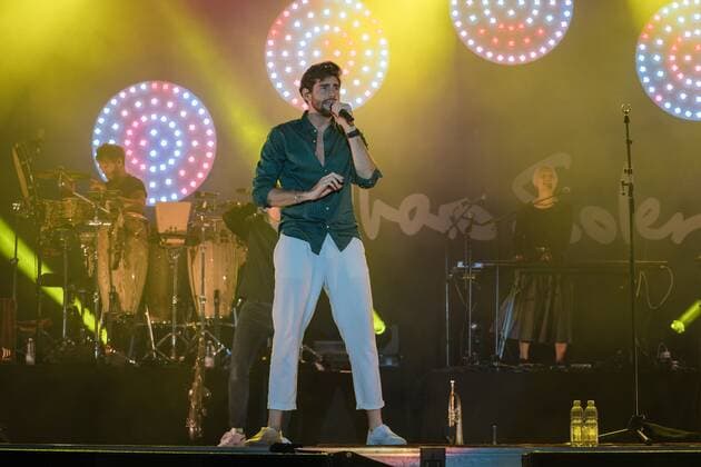 Alvaro Soler auf dem 5. Zeltfestival Rhein-Neckar Alvaro Soler auf dem 5. Zeltfestival Rhein-Neckar in Mannheim. Mannheim Zeltfestival Rhein-Neckar Baden-Württemberg