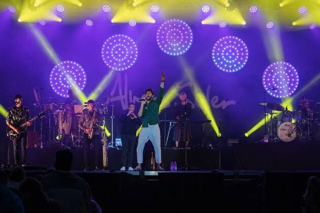 Alvaro Soler auf dem 5. Zeltfestival Rhein-Neckar Alvaro Soler auf dem 5. Zeltfestival Rhein-Neckar in Mannheim. Mannheim Zeltfestival Rhein-Neckar Baden-Württemberg