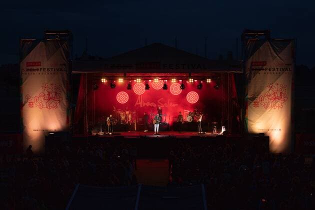 Alvaro Soler auf dem 5. Zeltfestival Rhein-Neckar Alvaro Soler auf dem 5. Zeltfestival Rhein-Neckar in Mannheim. Mannheim Zeltfestival Rhein-Neckar Baden-Württemberg