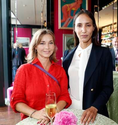 Tina Ruland, Friederike Dirscherl bei der Gala Verleihung Ehrenpreis fuer Mario Adorf im China Club Berlin.