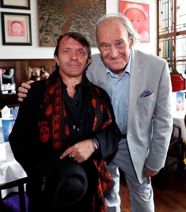 David Bennent, Michael Mendl bei der Gala Verleihung Ehrenpreis fuer Mario Adorf im China Club Berlin.