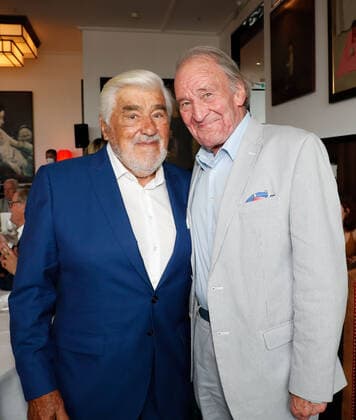 Mario Adorf, Michael Mendl bei der Gala Verleihung Ehrenpreis fuer Mario Adorf im China Club Berlin.