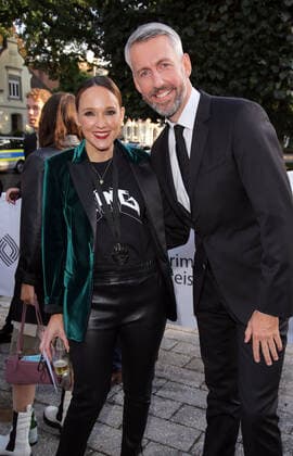 Adolf Grimme Preis 27.08.2021 Moderatorin Carolin Kebekus + Malte Sebastian Pufpaff, Kabarettist, im Theater Marl, Am Theater 1, bei der Verleihung des Adolf Grimme Preis - 27.08.2021 -