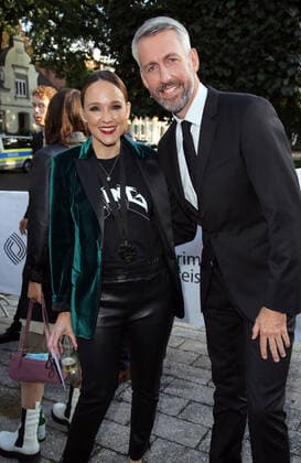 Adolf Grimme Preis 27.08.2021 Moderatorin Carolin Kebekus + Malte Sebastian Pufpaff, Kabarettist, im Theater Marl, Am Theater 1, bei der Verleihung des Adolf Grimme Preis - 27.08.2021 -