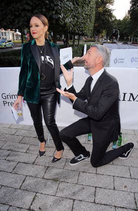 Adolf Grimme Preis 27.08.2021 Moderatorin Carolin Kebekus + Malte Sebastian Pufpaff, Kabarettist, im Theater Marl, Am Theater 1, bei der Verleihung des Adolf Grimme Preis - 27.08.2021 -