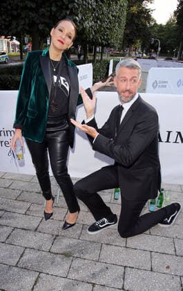 Adolf Grimme Preis 27.08.2021 Moderatorin Carolin Kebekus + Malte Sebastian Pufpaff, Kabarettist, im Theater Marl, Am Theater 1, bei der Verleihung des Adolf Grimme Preis - 27.08.2021 -