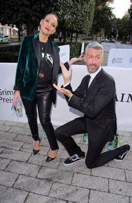 Adolf Grimme Preis 27.08.2021 Moderatorin Carolin Kebekus + Malte Sebastian Pufpaff, Kabarettist, im Theater Marl, Am Theater 1, bei der Verleihung des Adolf Grimme Preis - 27.08.2021 -