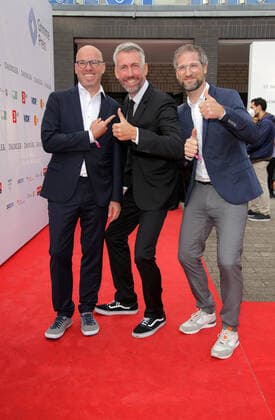 Adolf Grimme Preis 27.08.2021 Ralf Remmel + Kabarettist Malte Sebastian Pufpaff + Marcel Behnke im Theater Marl, Am Theater 1, bei der Verleihung des Adolf Grimme Preis - 27.08.2021 -