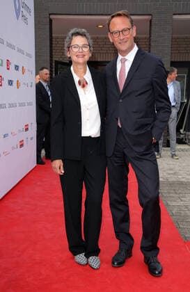Adolf Grimme Preis 27.08.2021 Dr. Frauke Gerlach + Dr. Tobias Schmid (Landesanstalt fuer Medien NRW) im Theater Marl, Am Theater 1, bei der Verleihung des Adolf Grimme Preis - 27.08.2021 -