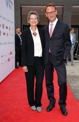 Adolf Grimme Preis 27.08.2021 Dr. Frauke Gerlach + Dr. Tobias Schmid (Landesanstalt fuer Medien NRW) im Theater Marl, Am Theater 1, bei der Verleihung des Adolf Grimme Preis - 27.08.2021 -