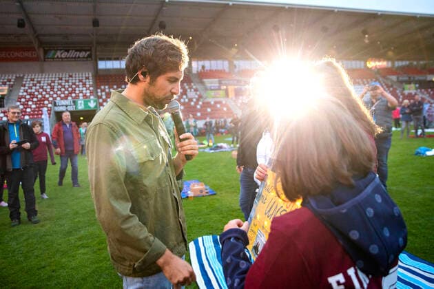 Max Giesinger live beim Vor Deiner Tür Open Air im Steigerwaldstadion. Erfurt, 29.08.2021