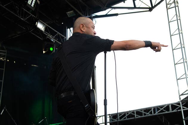 August 29, 2021, Edmonton, Alberta, Canada: Rock Band Danko Jones performs during the Together Again YEG Festival at Northlands Exhibition Grounds in Edmonton. Edmonton Canada - ZUMAs197 20210829_zaa_s197_319 Copyright: xRonxPalmerx