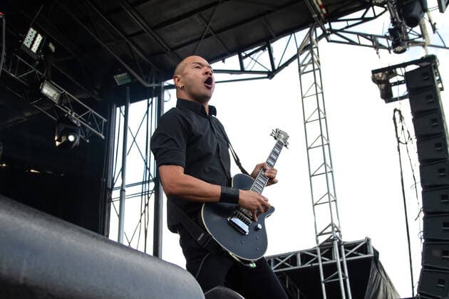 August 29, 2021, Edmonton, Alberta, Canada: Rock Band Danko Jones performs during the Together Again YEG Festival at Northlands Exhibition Grounds in Edmonton. Edmonton Canada - ZUMAs197 20210829_zaa_s197_320 Copyright: xRonxPalmerx