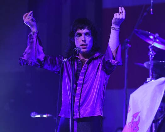 FORT LAUDERDALE FL - SEPTEMBER 01: Luke Spiller of The Struts performs at Revolution Live on September 1, 2021 in Fort Lauderdale, Florida. Copyright: xmpi04x