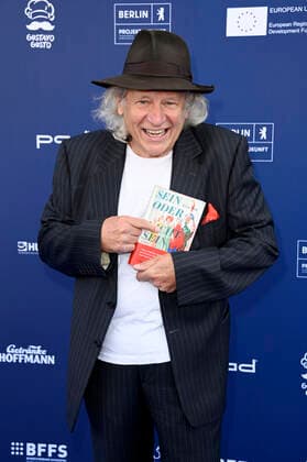 Klaus Pohl bei der Verleihung des Deutschen Schauspielpreises 2021 im Restaurant Spindler & Klatt. Berlin, 03.09.2021