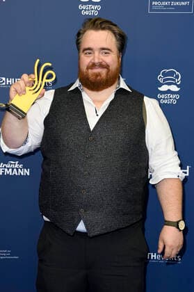 Tristan Seith bei der Verleihung des Deutschen Schauspielpreises 2021 im Restaurant Spindler & Klatt. Berlin, 03.09.2021