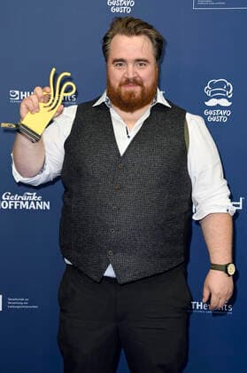 Tristan Seith bei der Verleihung des Deutschen Schauspielpreises 2021 im Restaurant Spindler & Klatt. Berlin, 03.09.2021