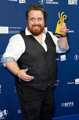 Tristan Seith bei der Verleihung des Deutschen Schauspielpreises 2021 im Restaurant Spindler & Klatt. Berlin, 03.09.2021