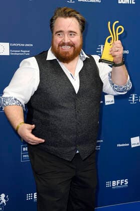 Tristan Seith bei der Verleihung des Deutschen Schauspielpreises 2021 im Restaurant Spindler & Klatt. Berlin, 03.09.2021