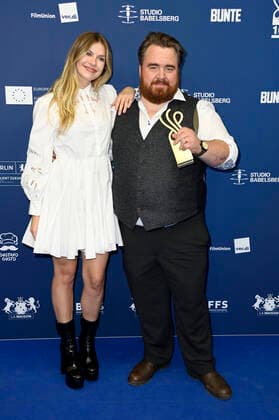 Zsa Zsa Inci BuÌˆrkle und Tristan Seith bei der Verleihung des Deutschen Schauspielpreises 2021 im Restaurant Spindler & Klatt. Berlin, 03.09.2021