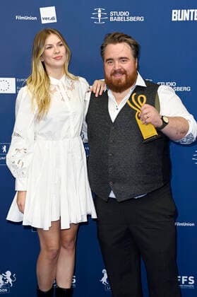 Zsa Zsa Inci BuÌˆrkle und Tristan Seith bei der Verleihung des Deutschen Schauspielpreises 2021 im Restaurant Spindler & Klatt. Berlin, 03.09.2021