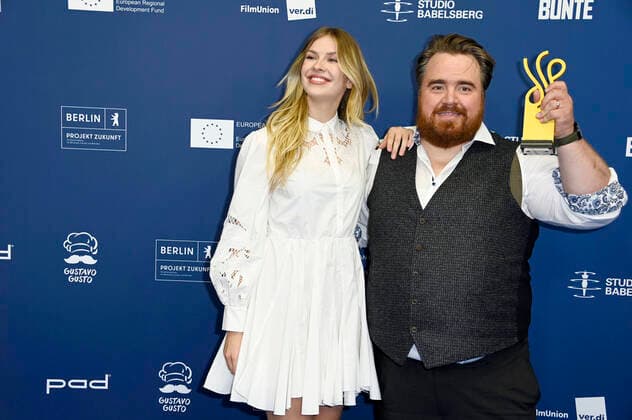Zsa Zsa Inci BuÌˆrkle und Tristan Seith bei der Verleihung des Deutschen Schauspielpreises 2021 im Restaurant Spindler & Klatt. Berlin, 03.09.2021