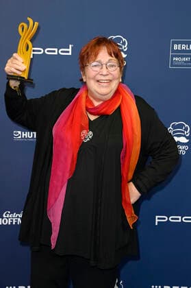 Walfriede Schmitt bei der Verleihung des Deutschen Schauspielpreises 2021 im Restaurant Spindler & Klatt. Berlin, 03.09.2021