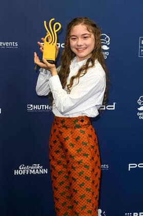 Hannah Schiller bei der Verleihung des Deutschen Schauspielpreises 2021 im Restaurant Spindler & Klatt. Berlin, 03.09.2021