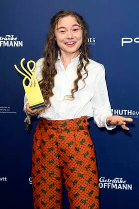Hannah Schiller bei der Verleihung des Deutschen Schauspielpreises 2021 im Restaurant Spindler & Klatt. Berlin, 03.09.2021