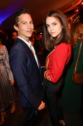 Tim Oliver Schultz und Luise Befort bei der Verleihung des Deutschen Schauspielpreises 2021 im Restaurant Spindler & Klatt. Berlin, 03.09.2021